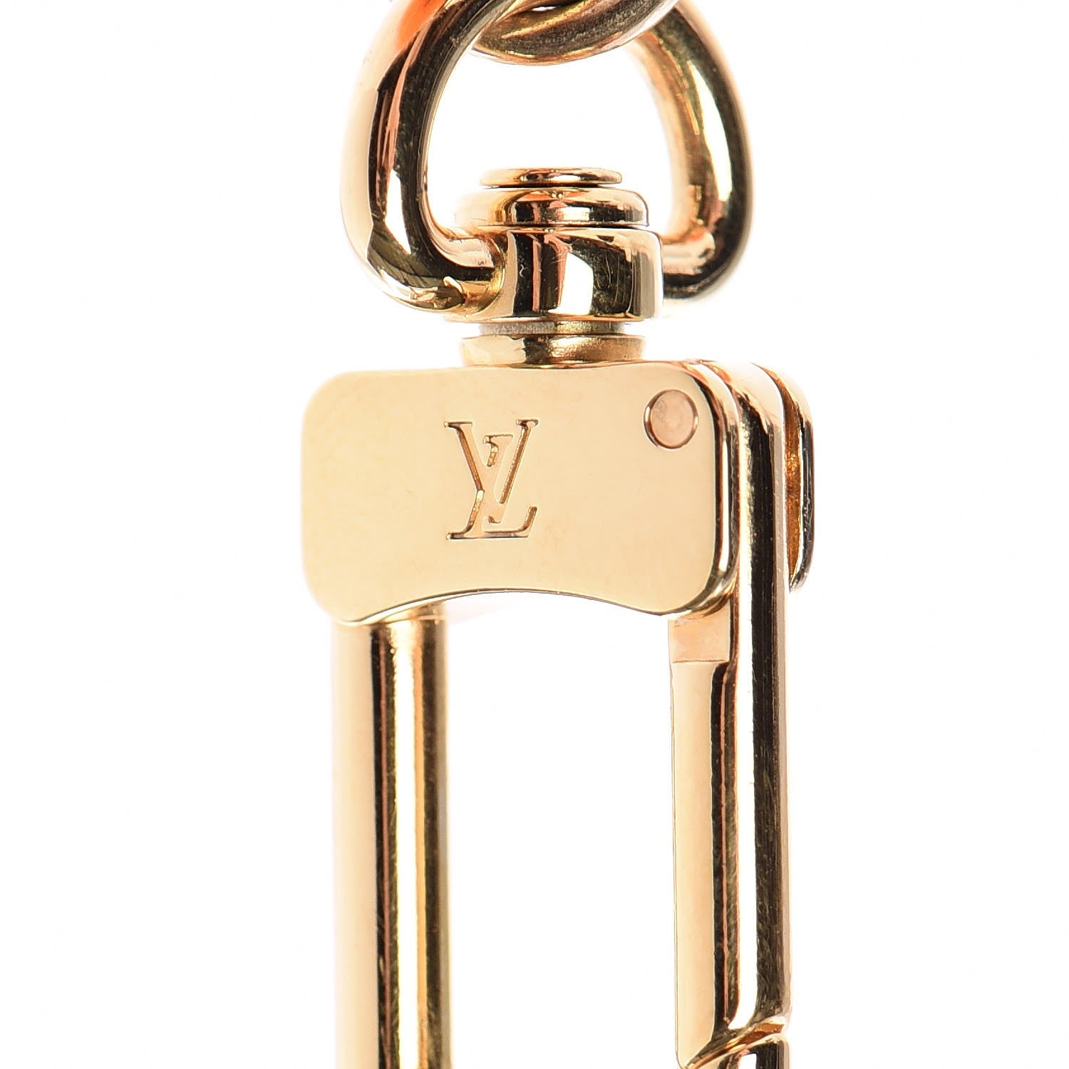 Louis Vuitton Mink Fluo Bubble Bag Charm Key Holder Orange 2 of 5