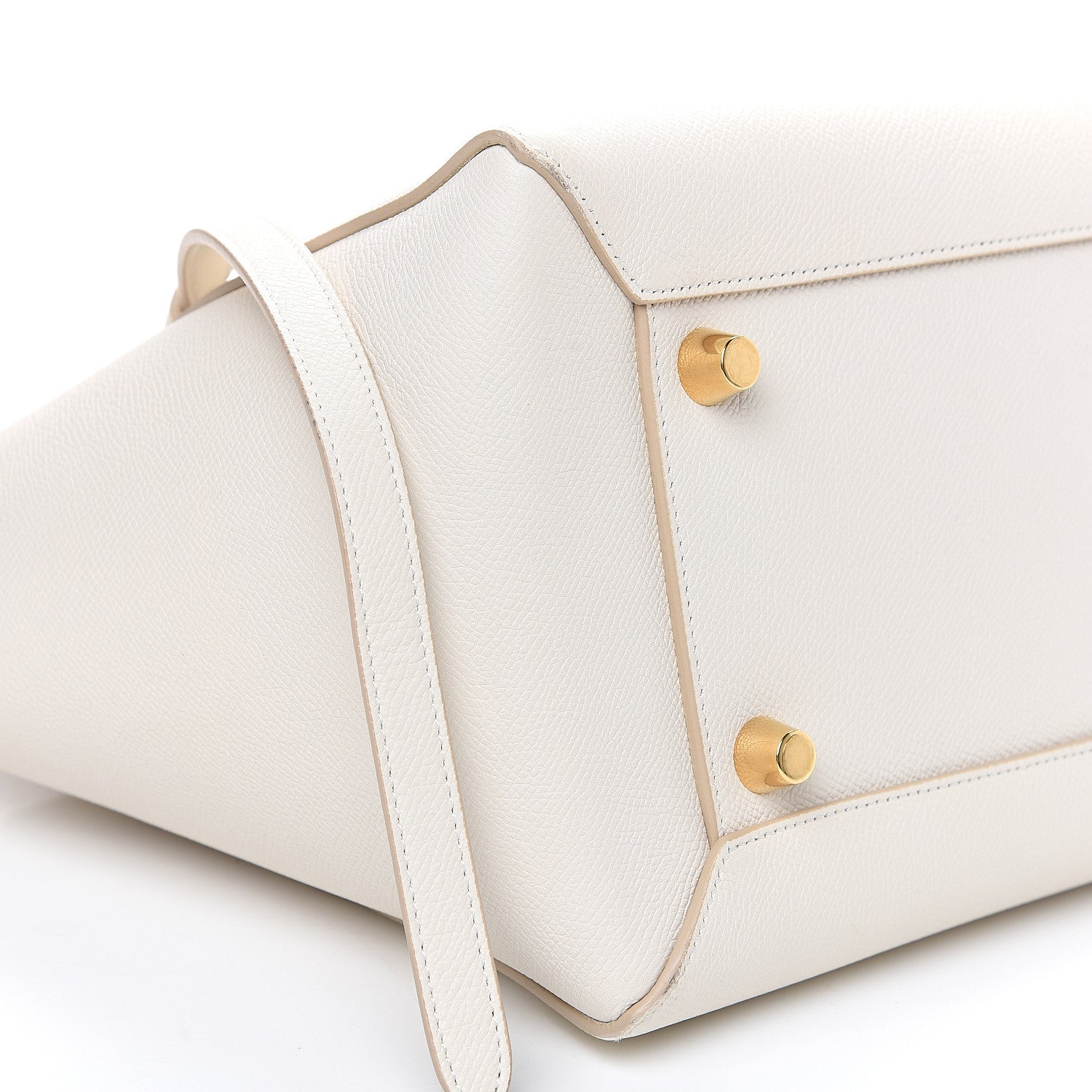 Celine Grained Calfskin Mini Belt Bag White 7 of 10