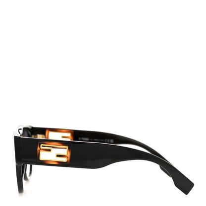 Fendi Acetate FF Oval Sunglasses FE40147I Black 3 of 8