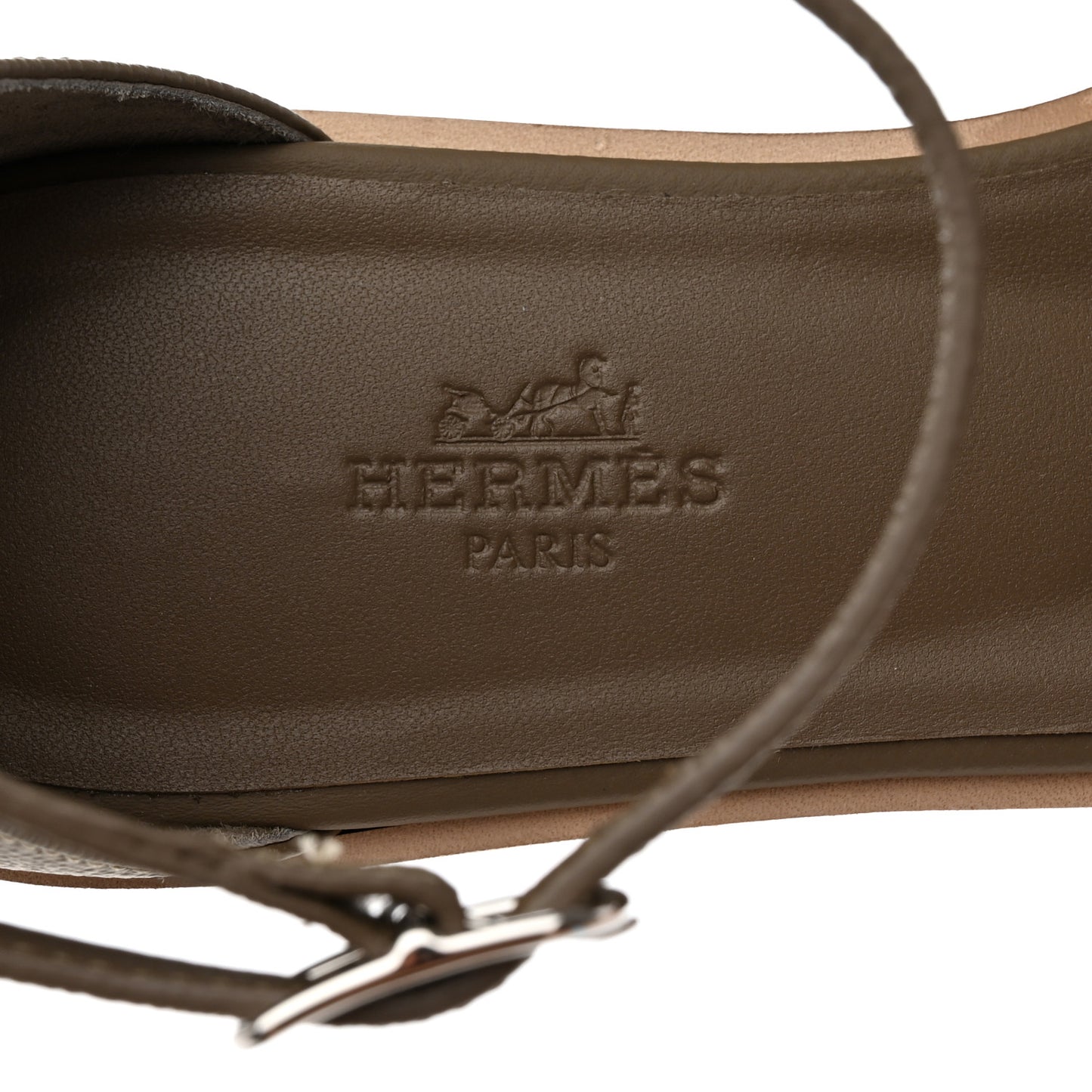 Epsom Santorini Sandals 37 Etoupe