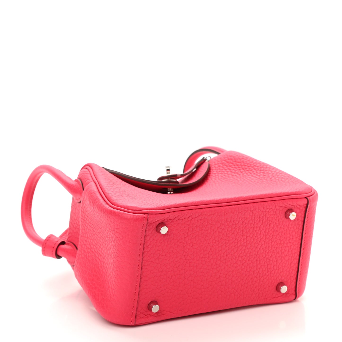 Taurillon Clemence Mini Lindy 20 Rose Extreme