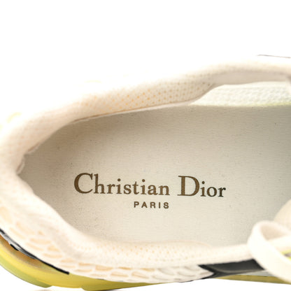 Christian Dior Matte Technical Fabric Mesh Dior Vibe Sneakers 41 White Yellow 7 of 8