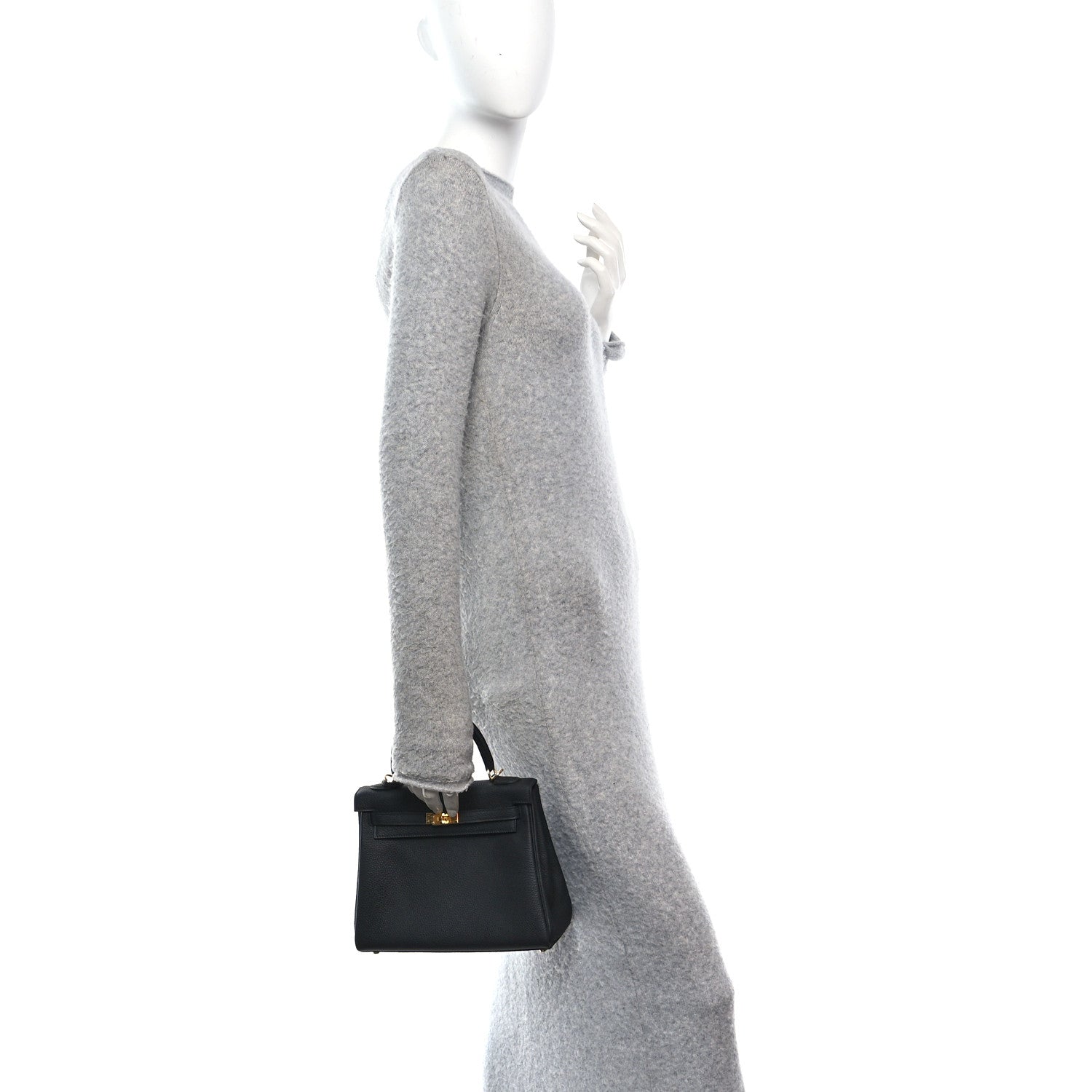 Hermes Togo Kelly Retourne 25 Black 2 of 11