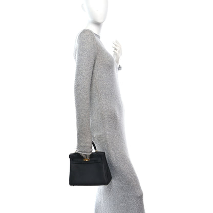 Hermes Togo Kelly Retourne 25 Black 2 of 11