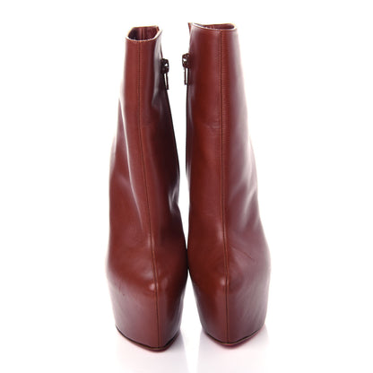 Christian Louboutin Calfskin Daf Booty 160 Ankle Boots 36 Brown 5 of 11