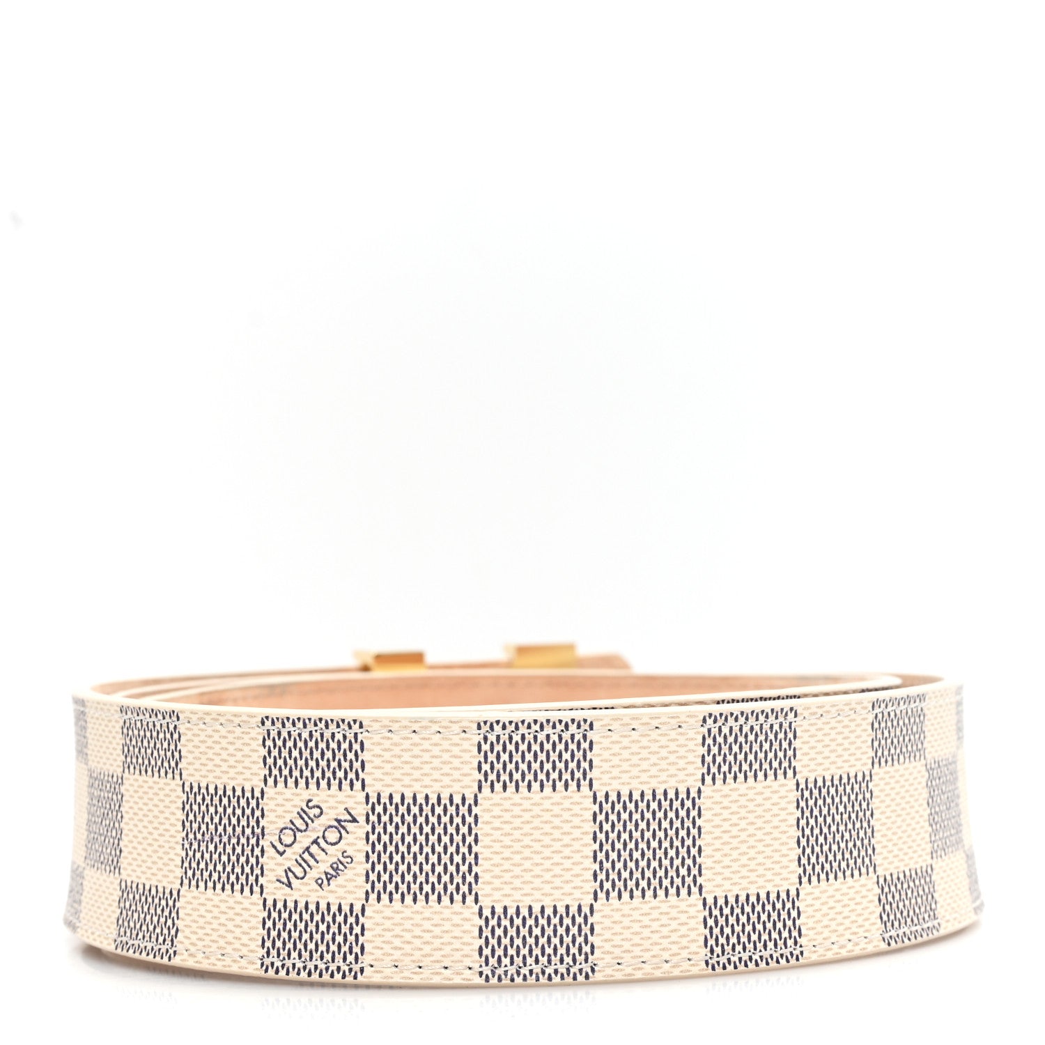 Louis Vuitton Damier Azur LV Initiales Belt 90 36 2 of 6