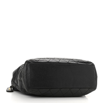 Chanel Caviar Quilted CC Tote Black 3 of 14