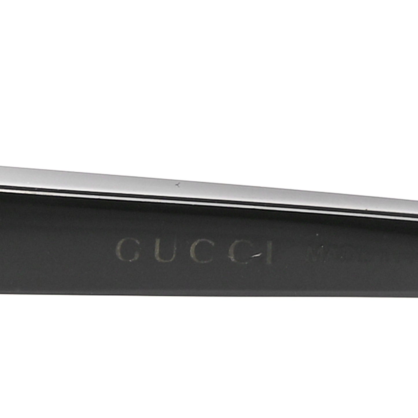 Acetate Round GG Sunglasses GG0367S Black