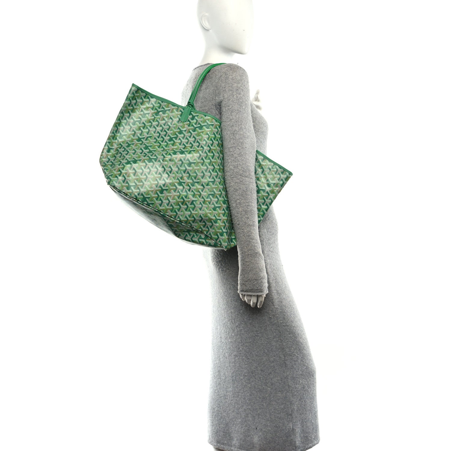 Goyard Goyardine Saint Louis GM Meadow Green 2 of 11