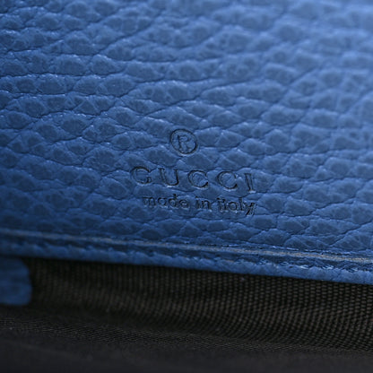 Gucci Dollar Calfskin GG Marmont Zip Around Wallet Clear Sky Blue 6 of 6