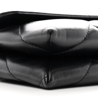 Chanel Lambskin Quilted Chanel 19 Flap Clutch Black 10 of 11