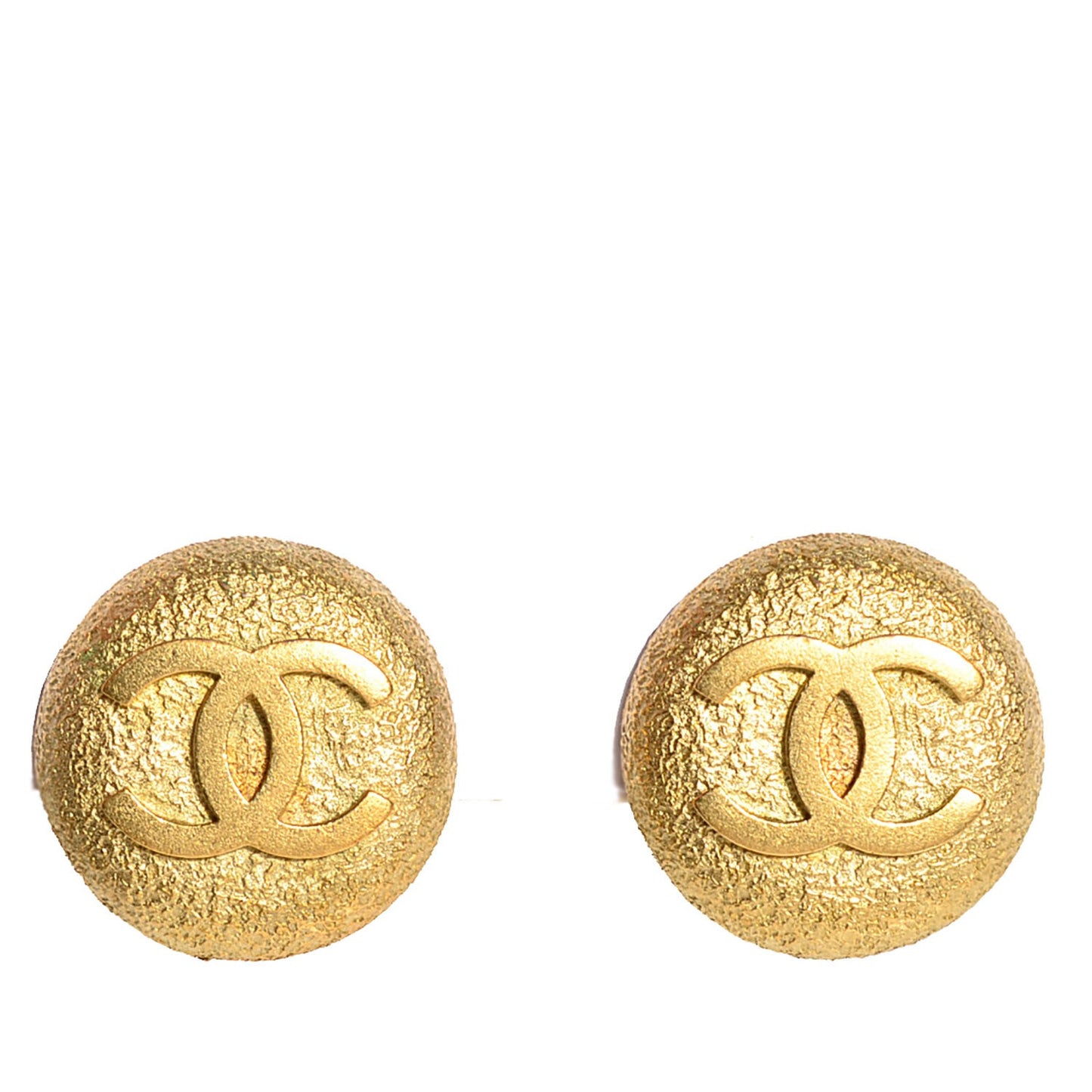 CC Clip On Earrings Gold