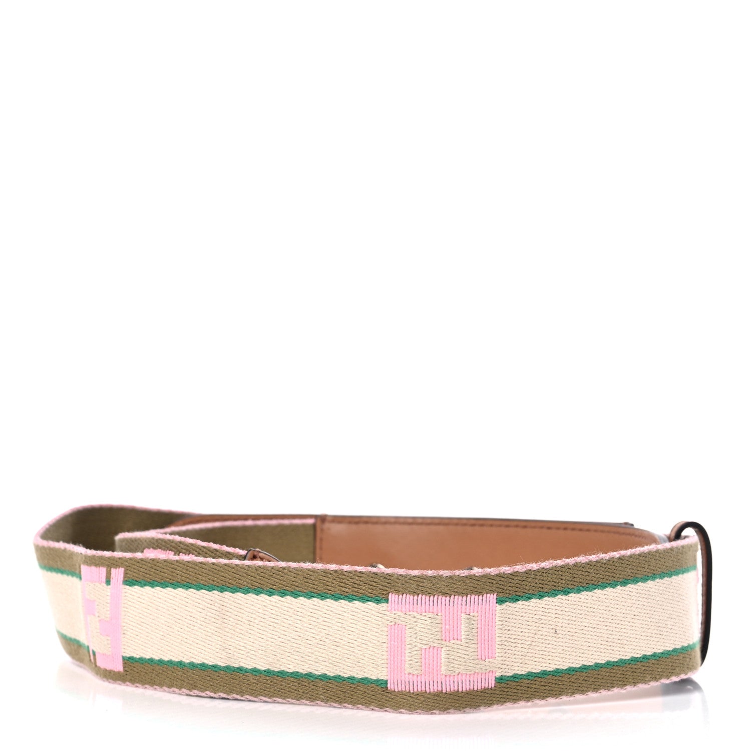 Fendi Ribbon Vitello FF Adjustable Strap Multicolor 2 of 4