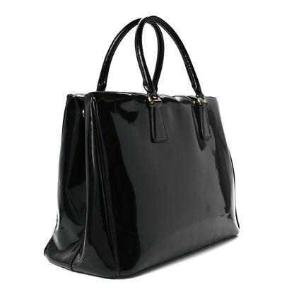 Prada Spazzolato Large Galleria Double Zip Tote Black 3 of 12