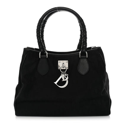 Christian Dior Nylon Monogram Small Lovely Tote Black 1 of 13