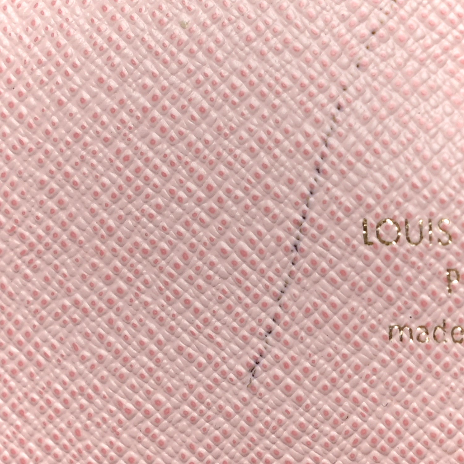 Louis Vuitton Damier Azur Emilie Wallet Rose Ballerine 10 of 16