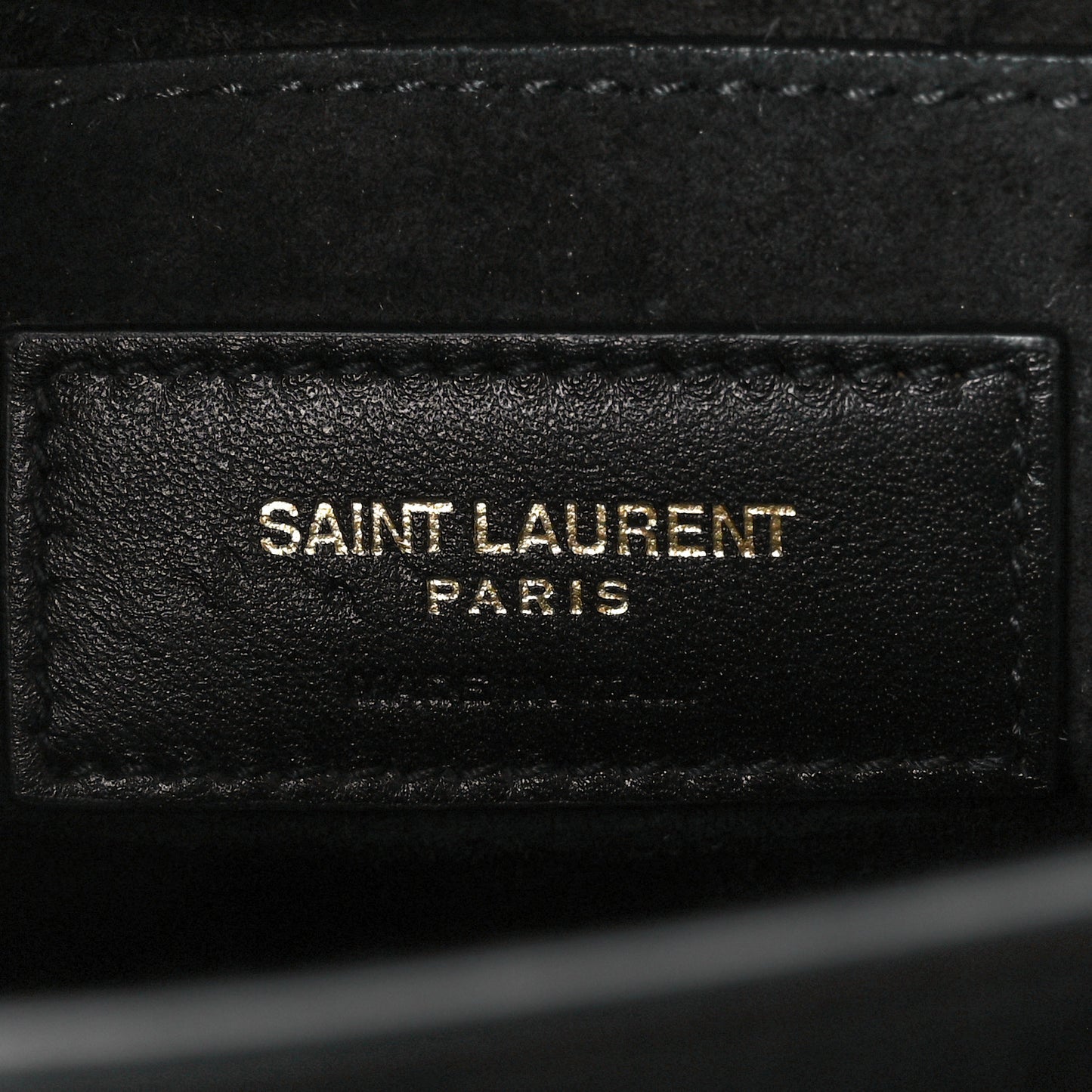 Calfskin Crocodile Embossed Medium Monogram Sunset Black
