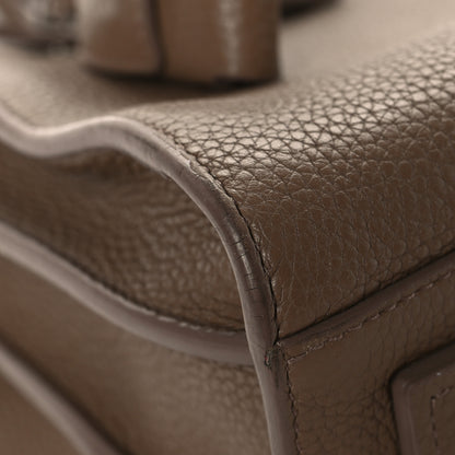 Saint Laurent Grained Calfskin Baby Sac De Jour Souple Taupe 8 of 12