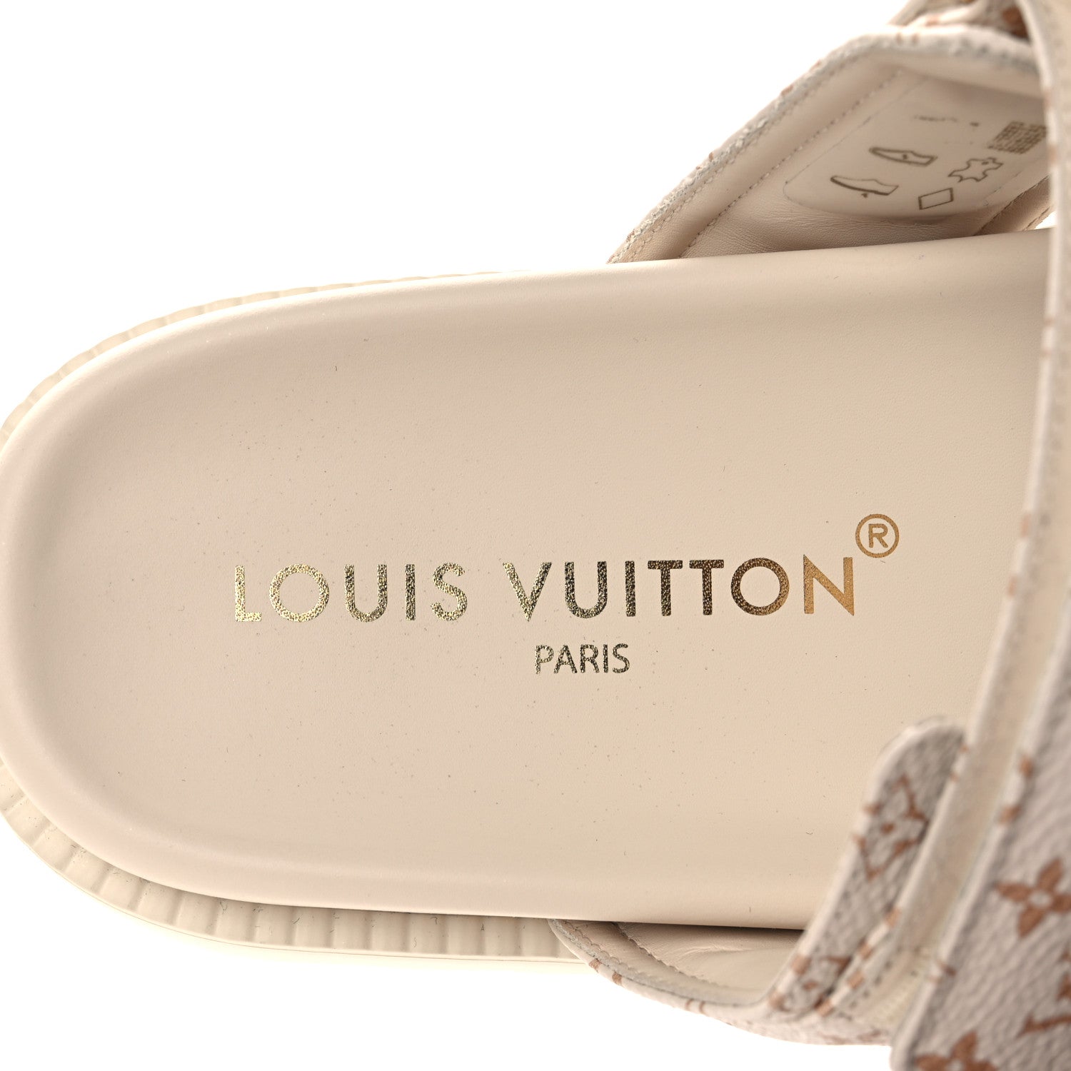 Louis Vuitton Monogram LV Sunset Comfort Flat Sandals 40 Dune