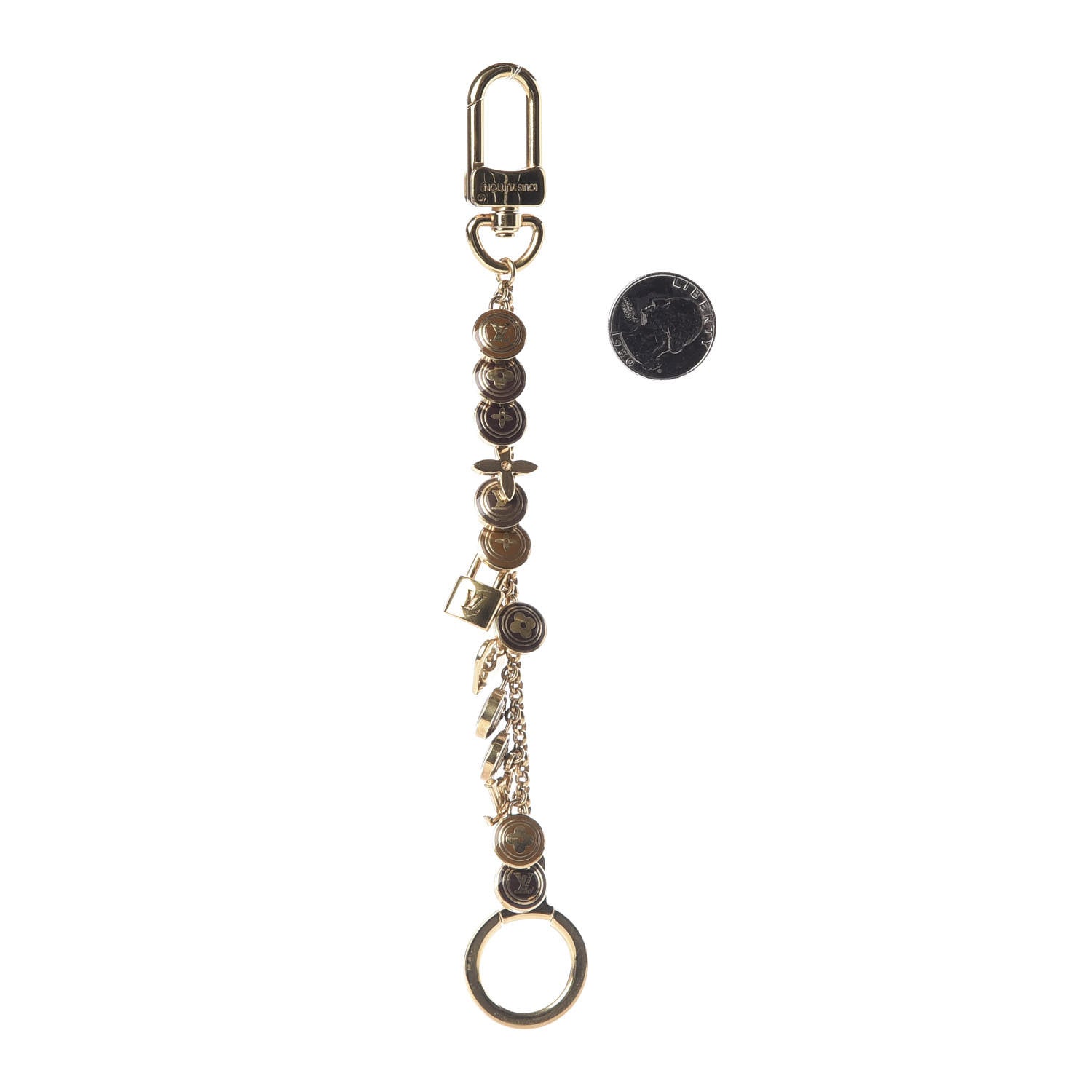 Louis Vuitton Pastilles Key Chain Bag Charm Brown 1 of 4