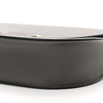 Celine Grained Calfskin Medium Trotteur Grey 11 of 15