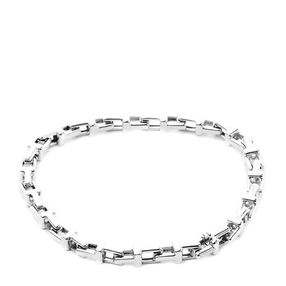 Tiffany Sterling Silver Narrow T Chain Bracelet 1 of 6