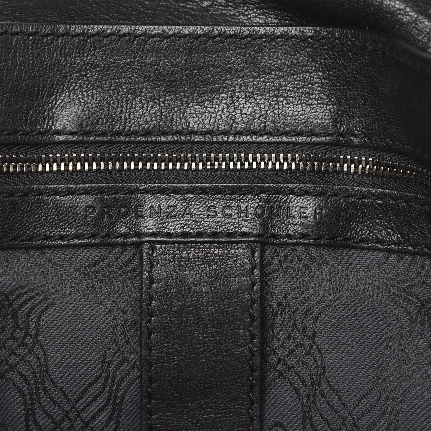Lambskin PS1 Large Satchel Black