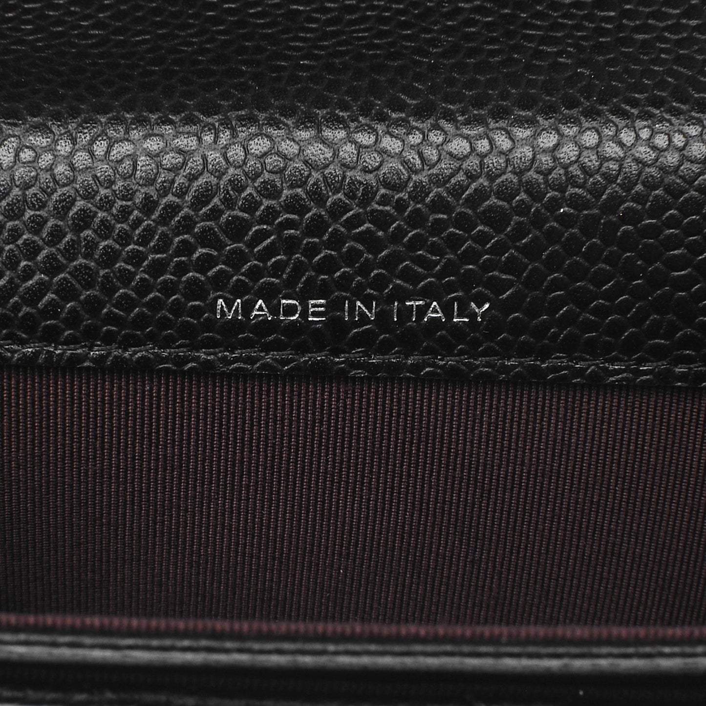 Caviar Quilted Flap Card Holder Black