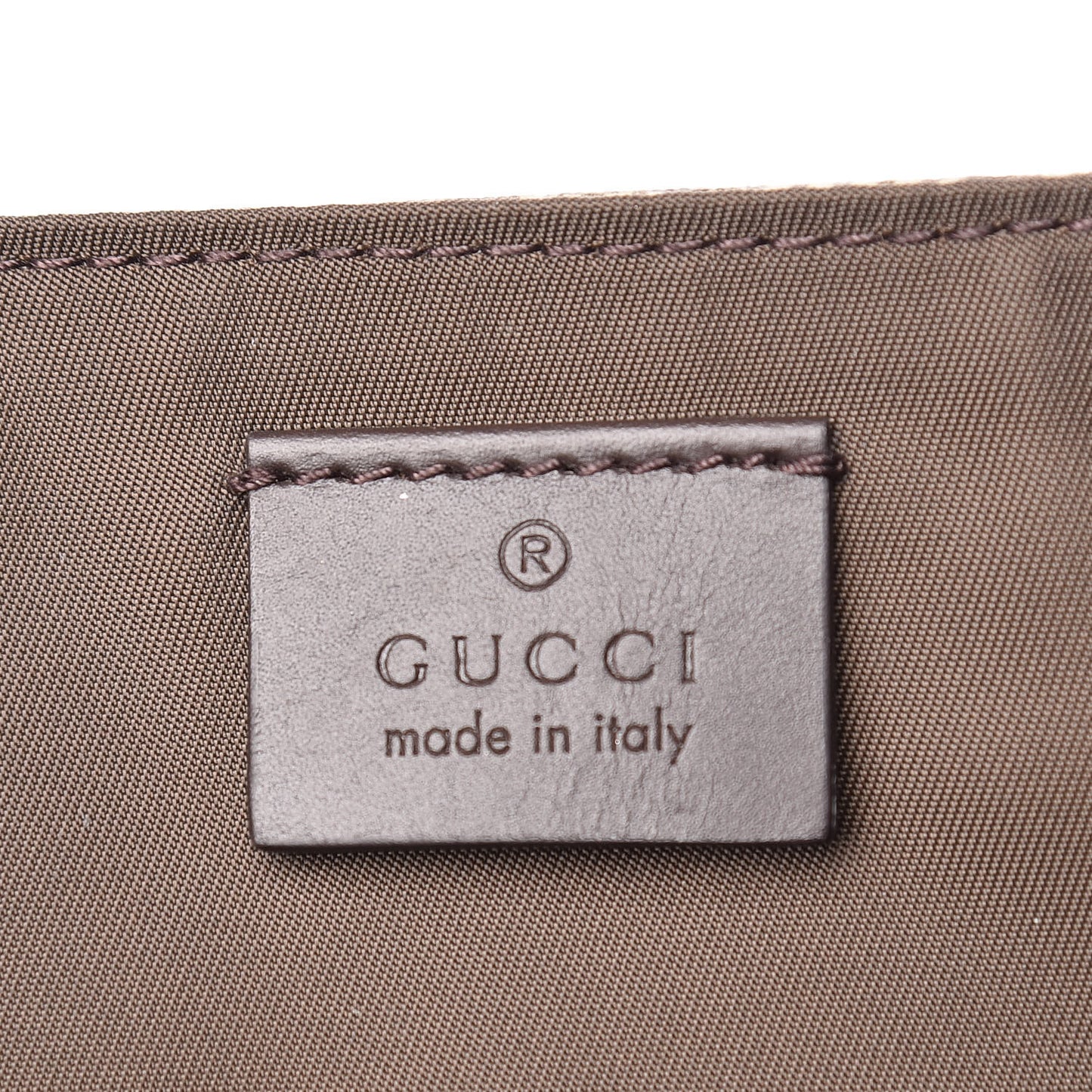 GG Plus Monogram Messenger Diaper Bag Dark Brown
