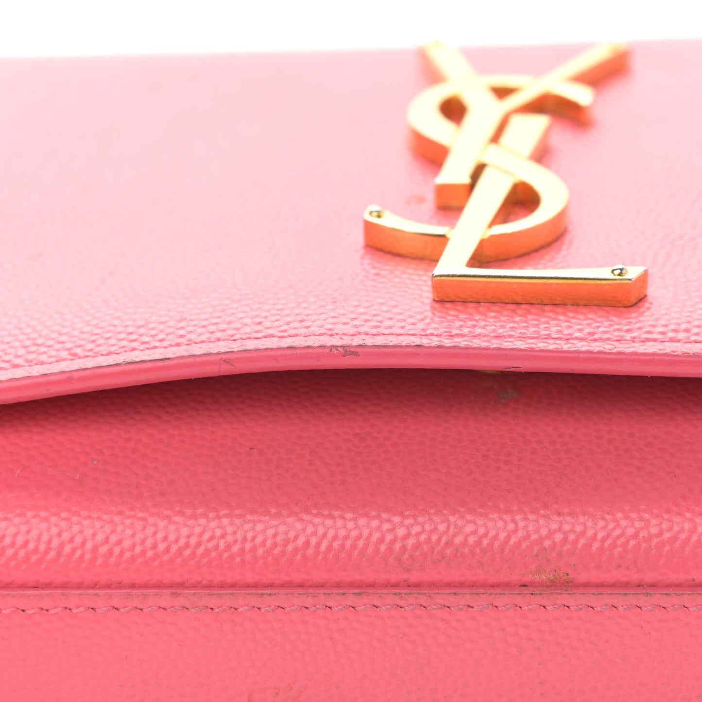 Grain De Poudre Small Monogram Kate Satchel Rose Clair