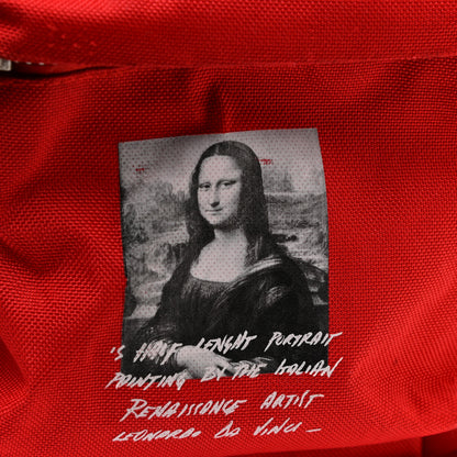Chloe OFF-WHITE Canvas Mona Lisa Backpack Red 15 of 30