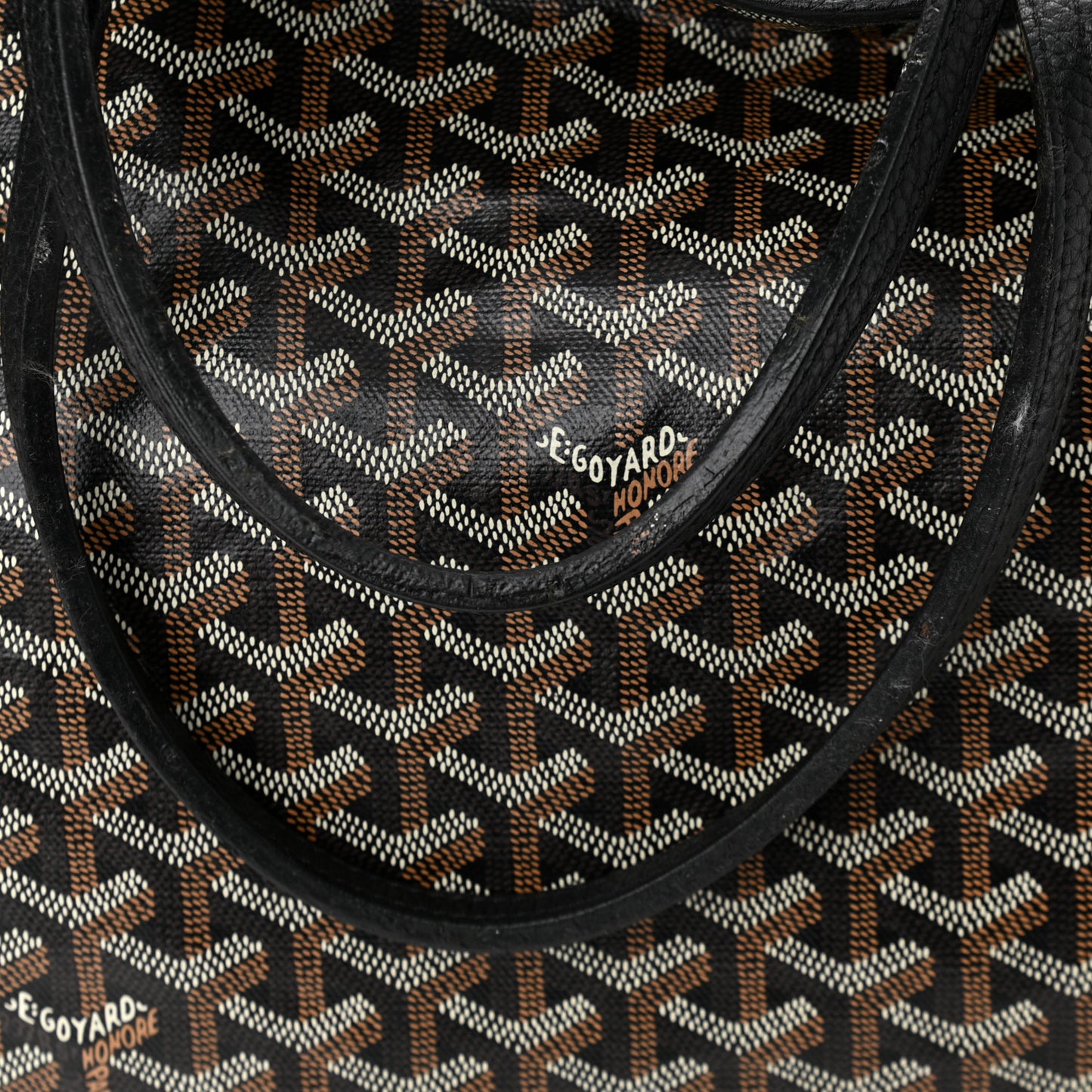 Goyardine Sac Hardy Pet Carrier PM Black