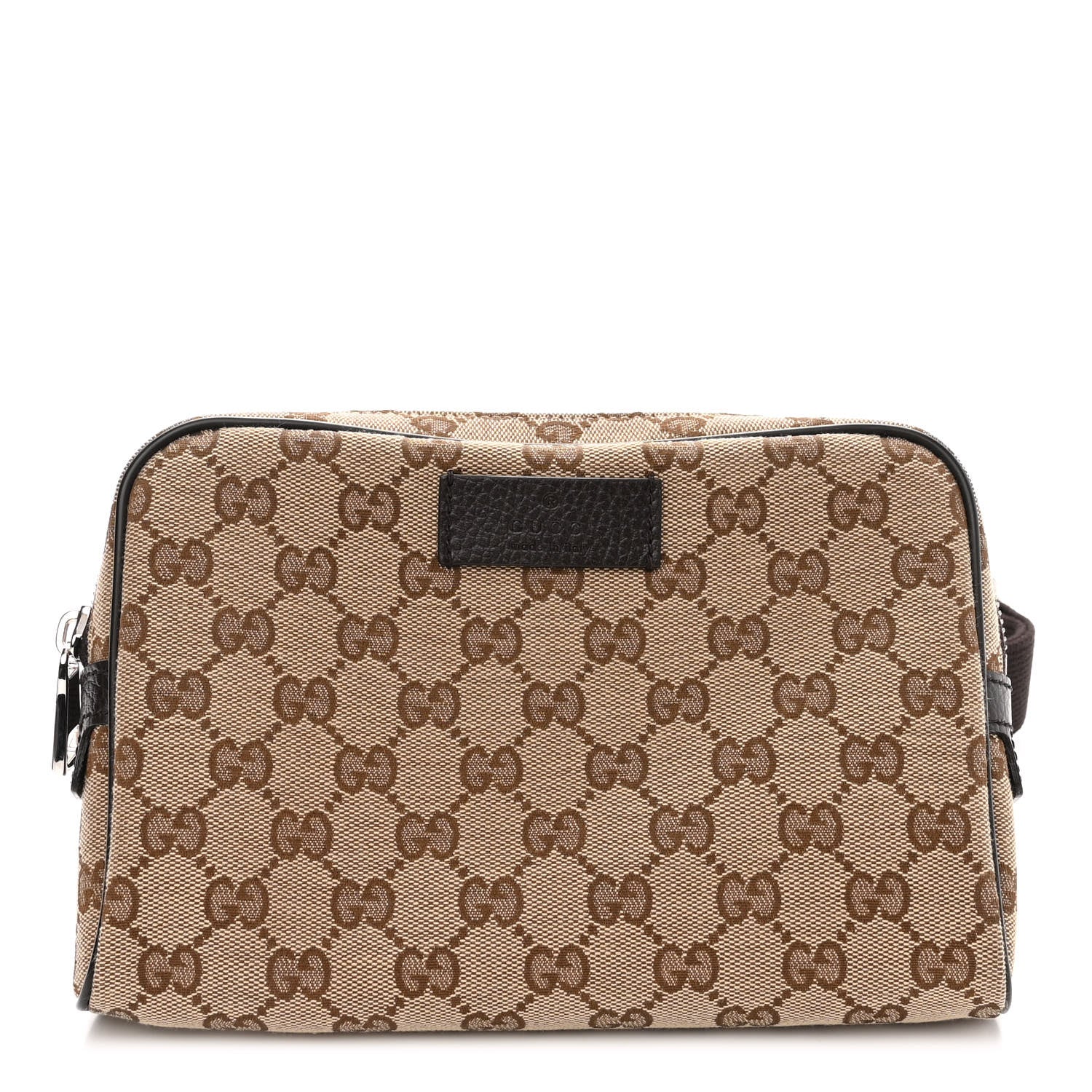 Gucci Monogram Belt Bag Dark Brown 1 of 10