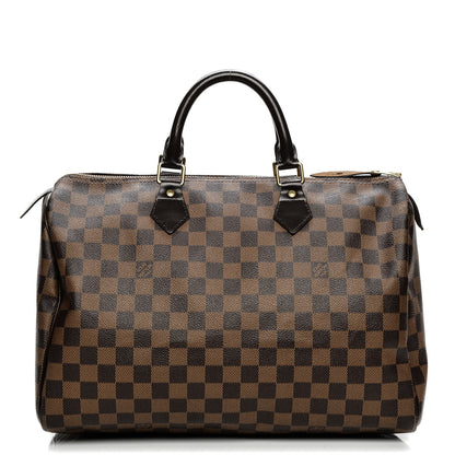 Louis Vuitton Damier Ebene Speedy 35 1 of 11