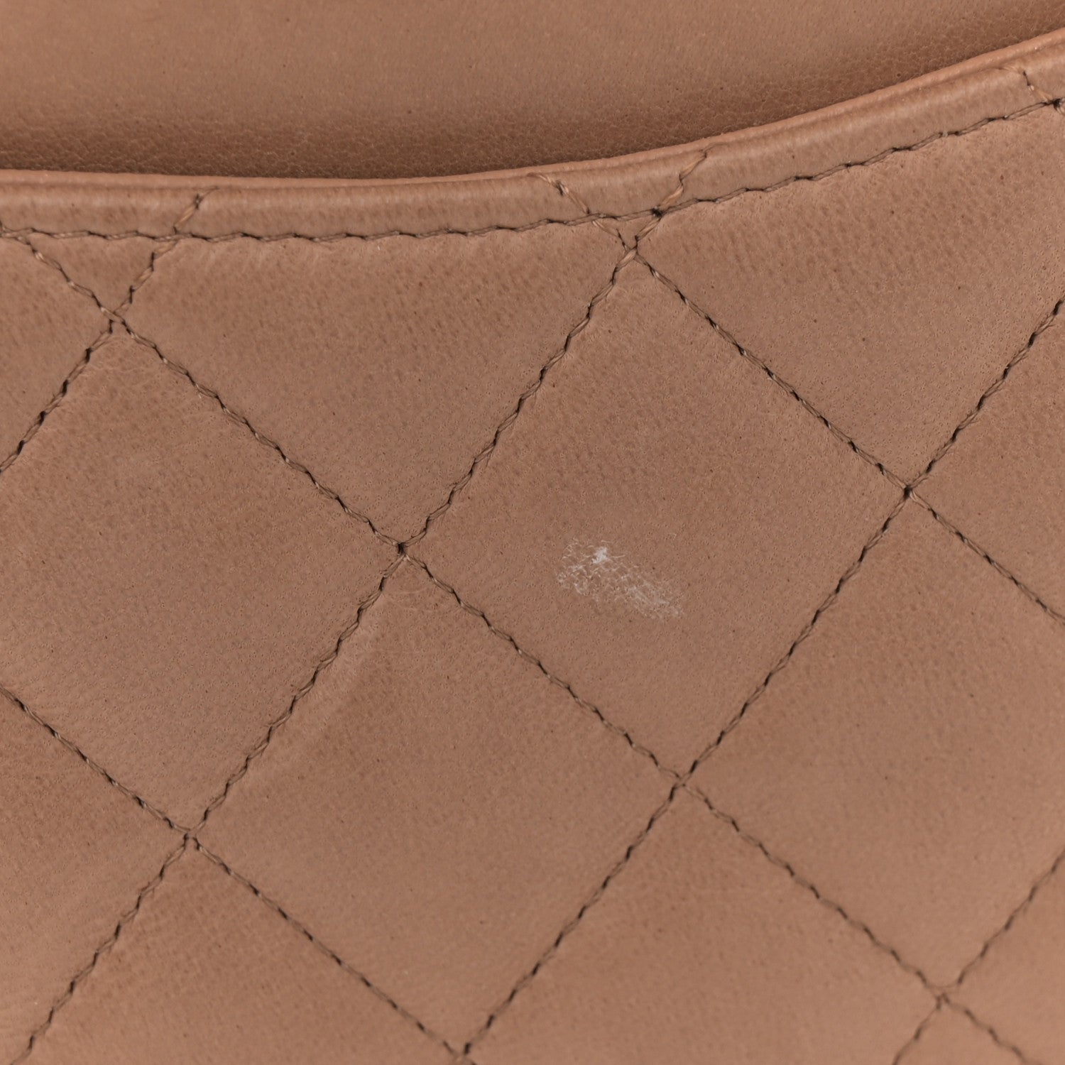 Chanel Lambskin Quilted Medium Double Flap Brown 12 of 14