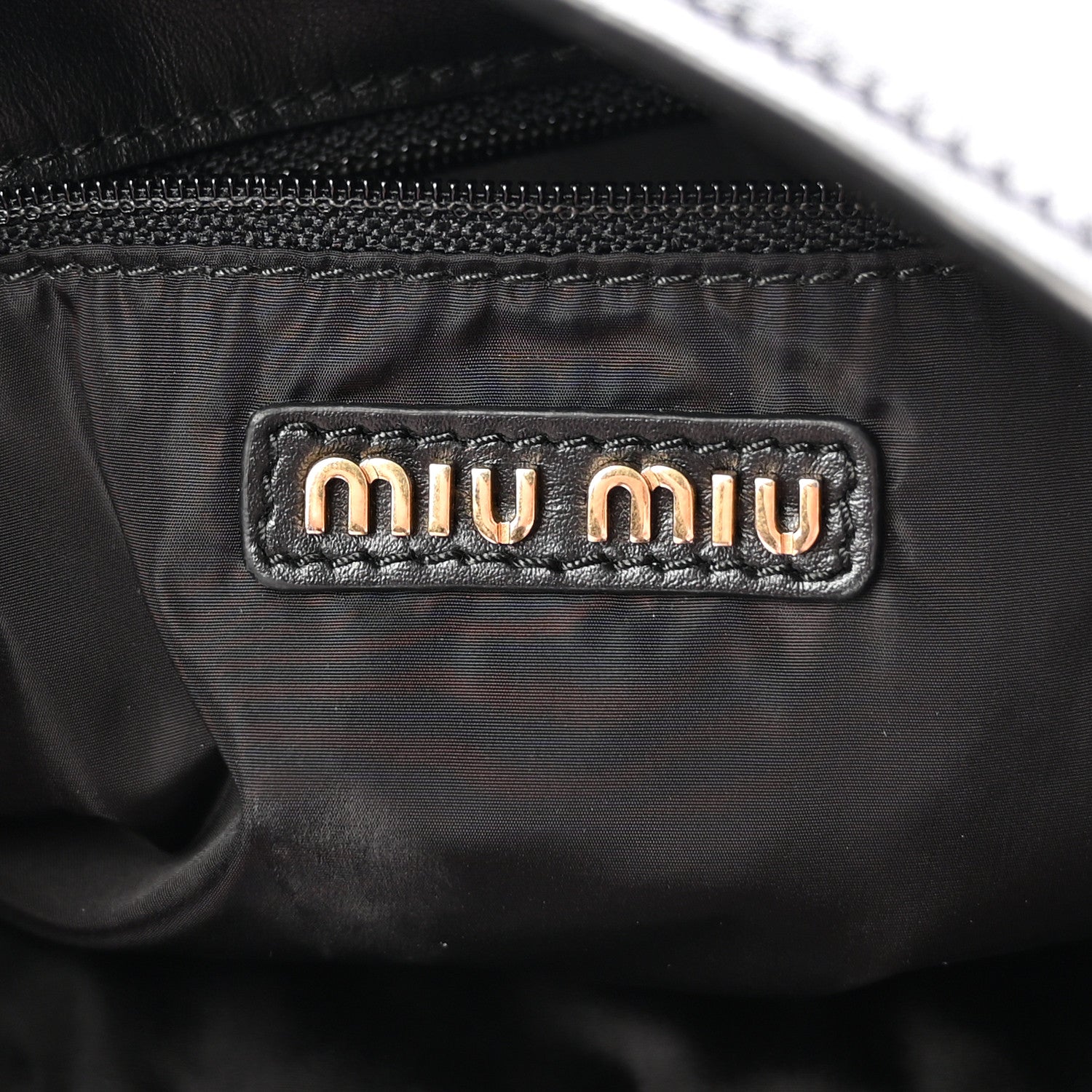Miu Miu Soft Calf Softy Hobo Bag Black 6 of 10