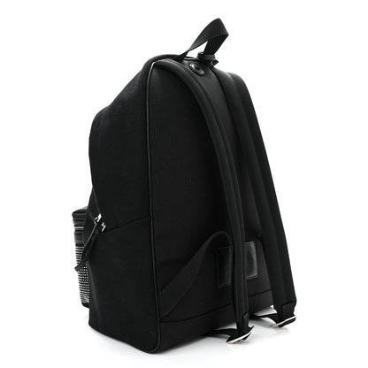 Saint Laurent Canvas City Studded Backpack Black 3 of 11