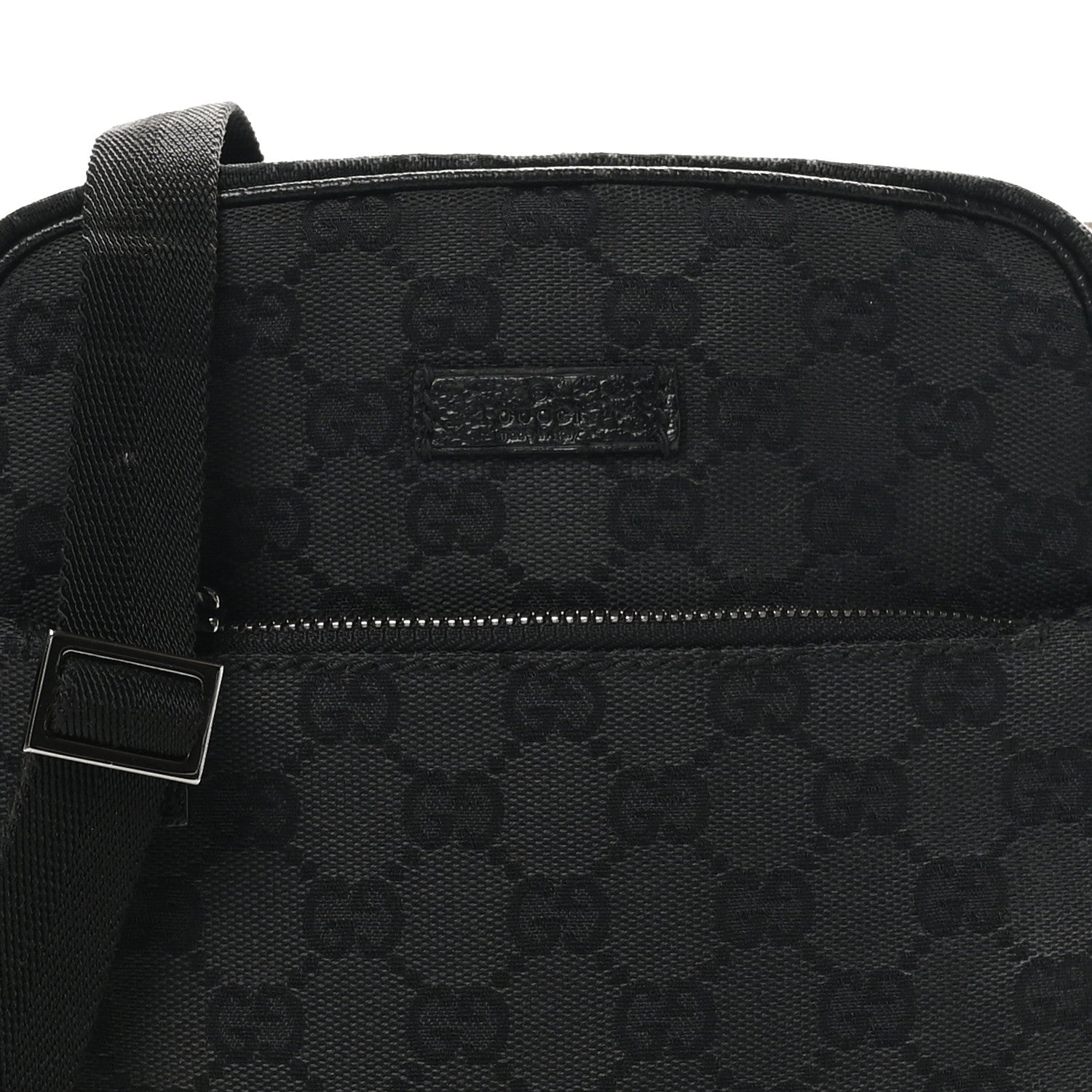 Gucci GG Monogram Flight Small Crossbody Bag Black 8 of 10