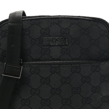 Gucci GG Monogram Flight Small Crossbody Bag Black 8 of 10
