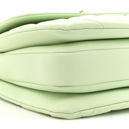 Chanel Lambskin Quilted Small Trendy CC Flap Dual Handle Bag Light Green 11 of 17