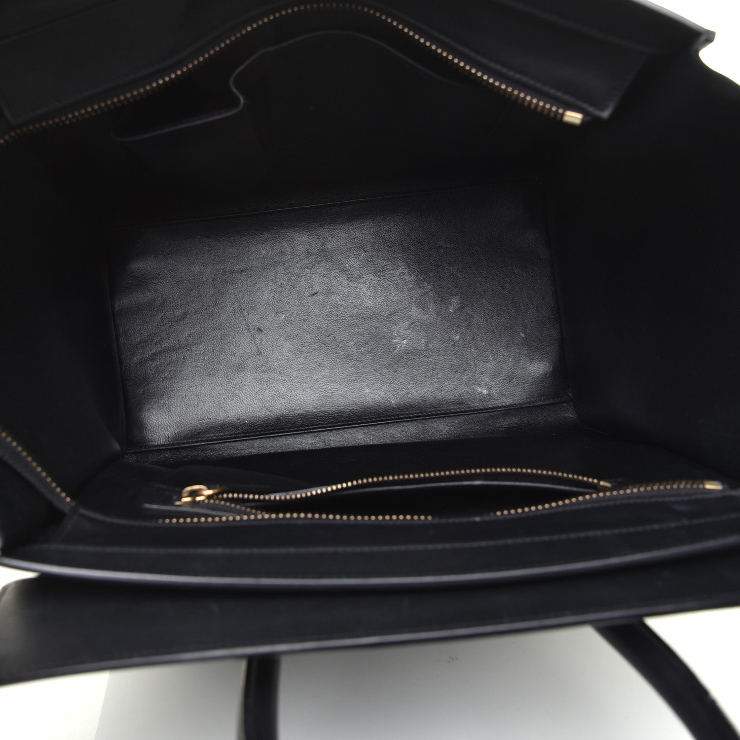 Celine Smooth Calfskin Mini Luggage Black 5 of 9