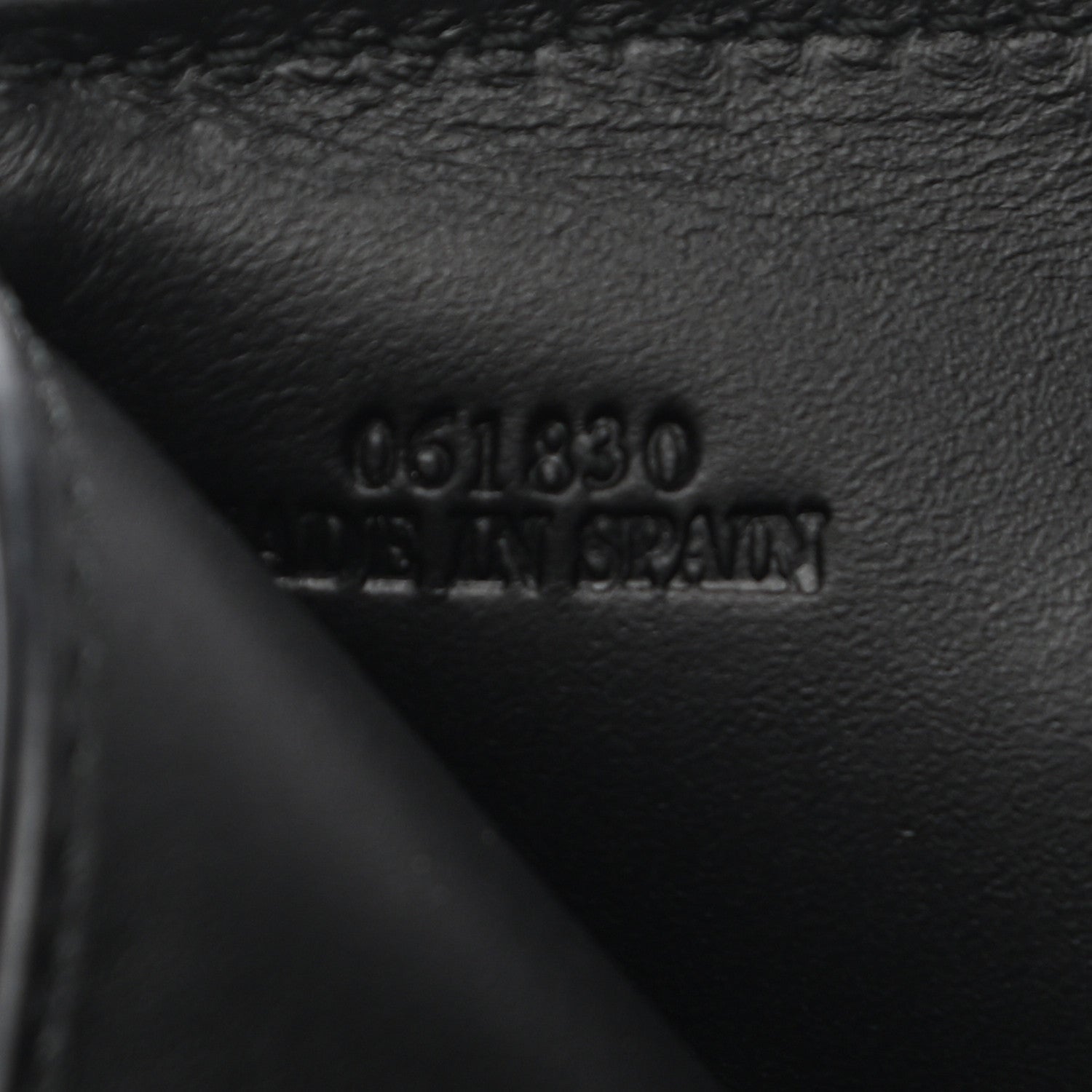 Loewe Calfskin Embossed Small Wallet Navy 7 of 8