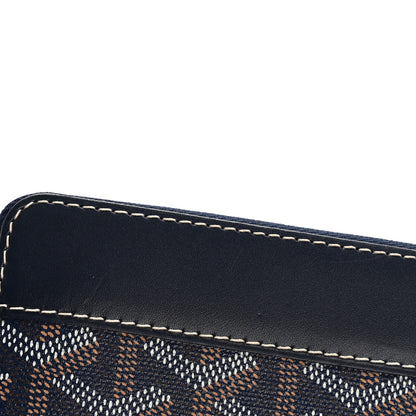 Goyard Goyardine Matignon Zip Around GM Wallet Navy 8 of 8