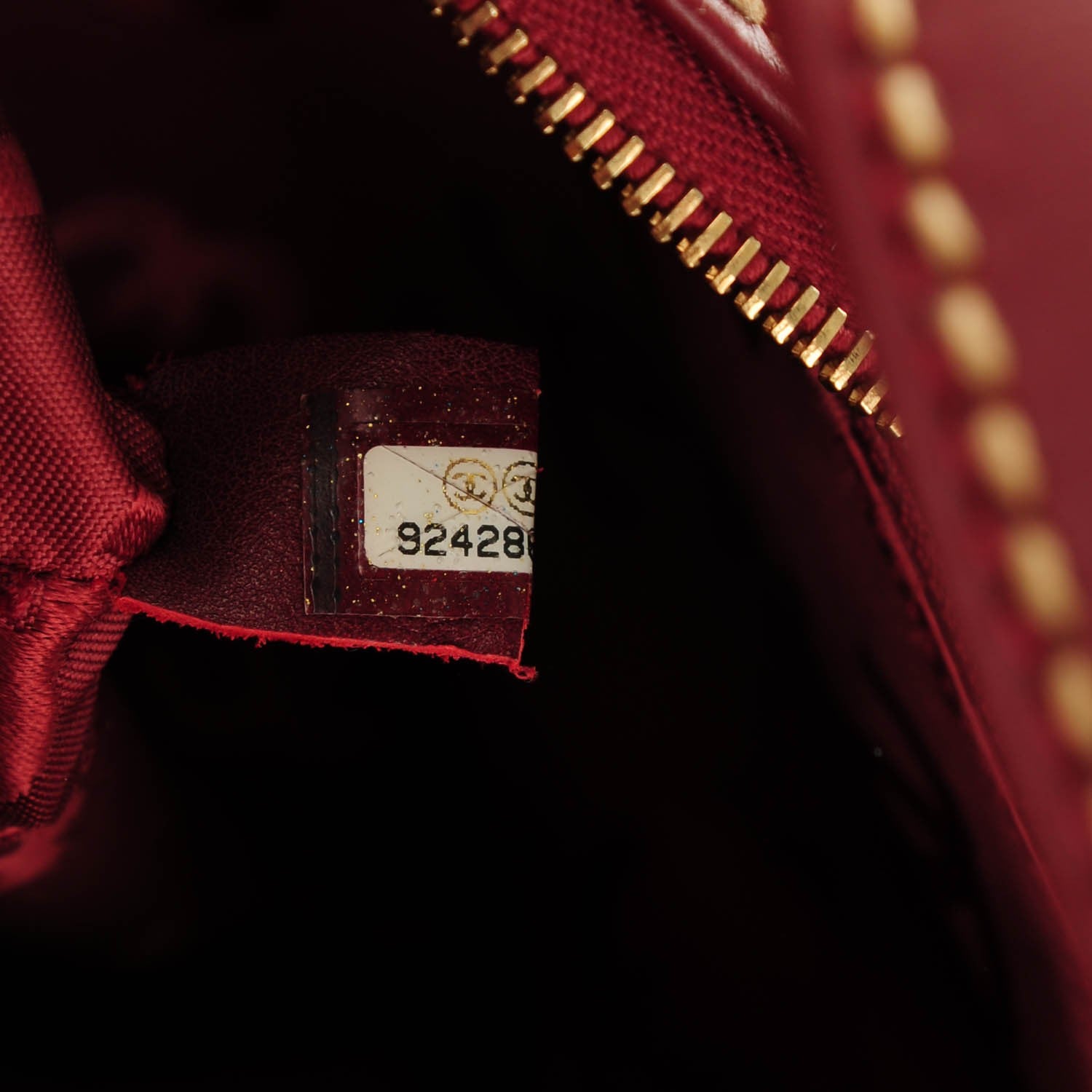 Chanel Calfskin Wild Stitch Top Handle Bag Red 7 of 7