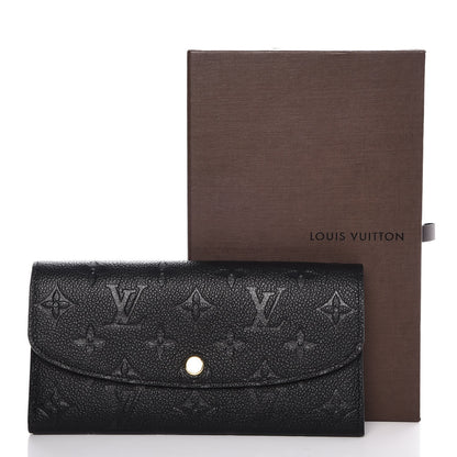 Louis Vuitton Empreinte Emilie Wallet Black Dune 8 of 8