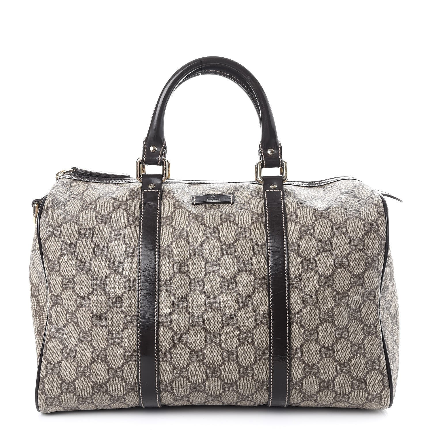 Gucci GG Plus Monogram Medium Joy Boston Dark Brown 1 of 10