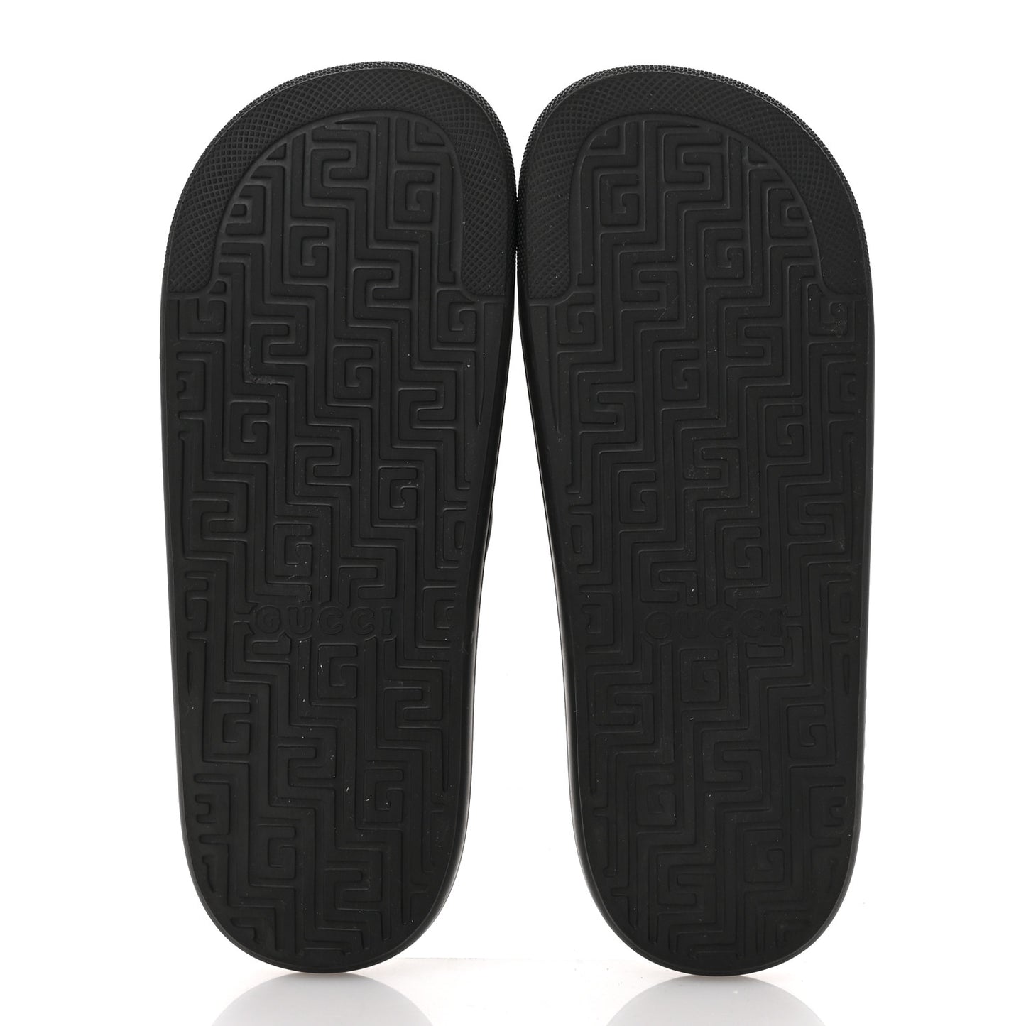 Rubber Web Mens Slide Sandals 9 Black Green Red