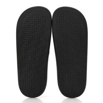 Gucci Rubber Web Mens Slide Sandals 9 Black Green Red 6 of 9