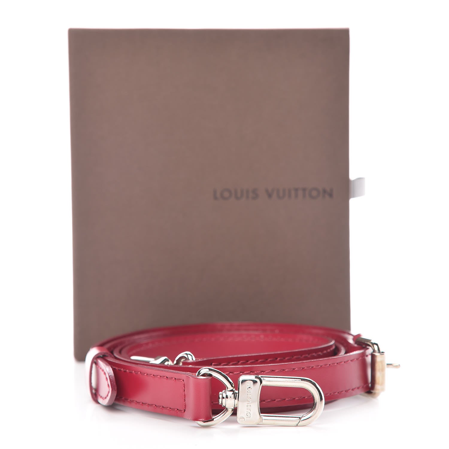 Louis Vuitton Calfskin 15mm Adjustable Shoulder Strap Fuchsia 5 of 5