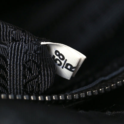 Prada Tessuto Nylon Saffiano Flat Messenger Bag Black 7 of 10